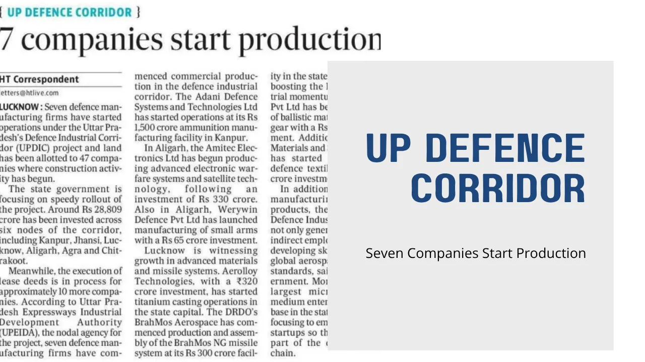 UP Defence Corridor